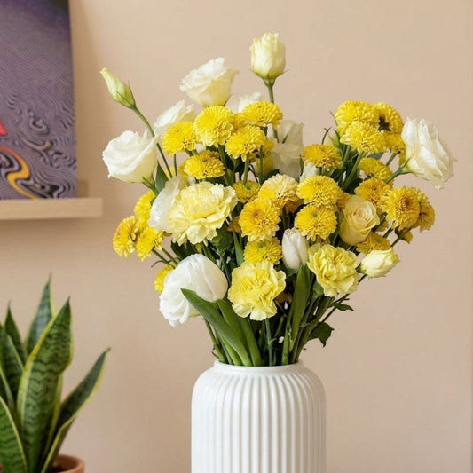 The Buttercream | Soft Lemon & Cream Pastel Flower Arrangement Adelaide - image 2