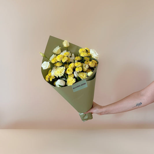 The Buttercream | Soft Lemon & Cream Pastel Flower Arrangement Adelaide
