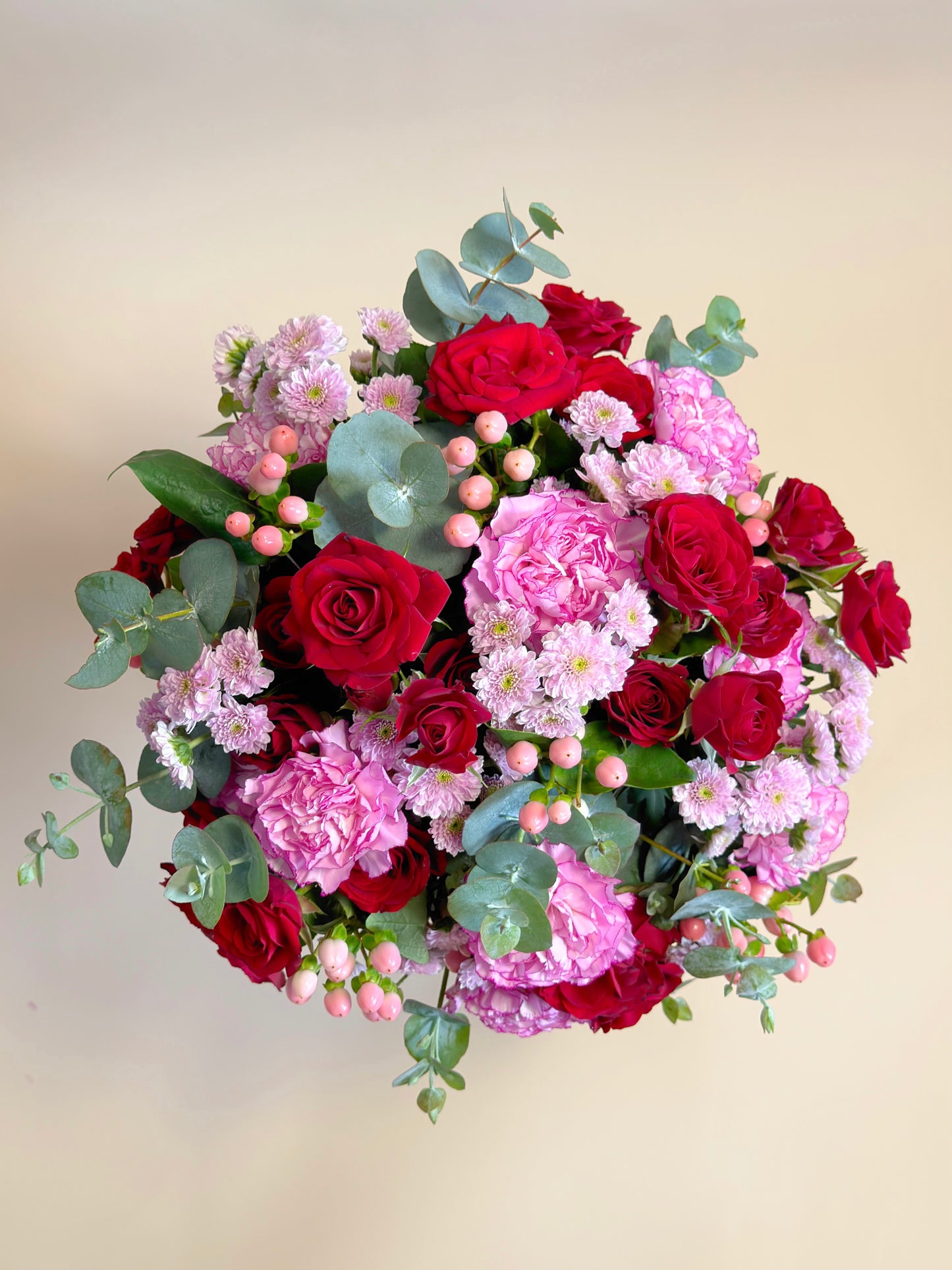 The Cupid | Romantic Red Rose & Pink Flower Bouquet Adelaide