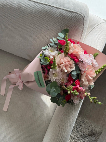 The Blush | All-Pink Rose & Snapdragon Flower Bouquet Adelaide - image 5