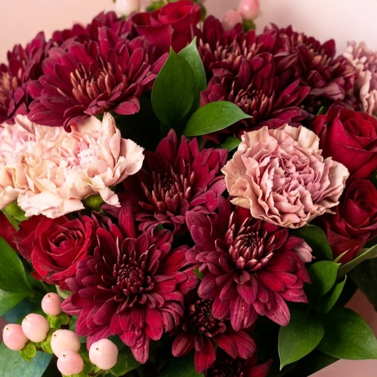 The Cupid | Romantic Red Rose & Pink Flower Bouquet Adelaide - image 2