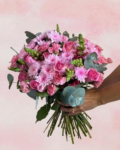 The Blush | All-Pink Rose & Snapdragon Flower Bouquet Adelaide